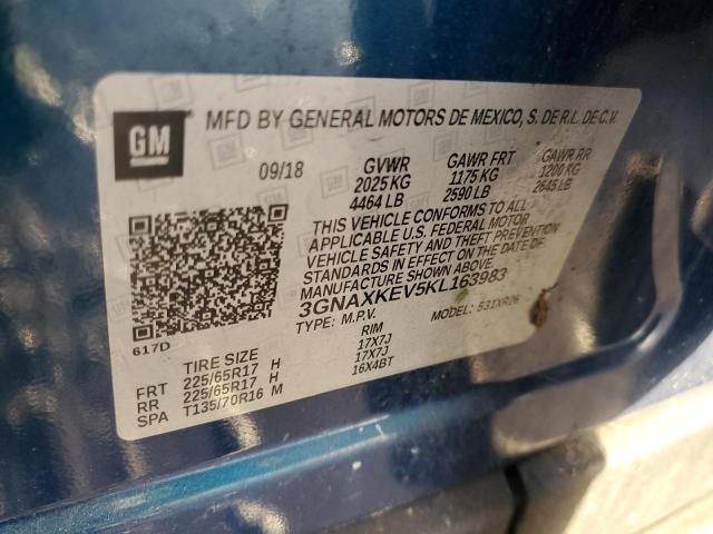 VIN 3GNAXKEV5KL163983 2019 CHEVROLET EQUINOX no.13