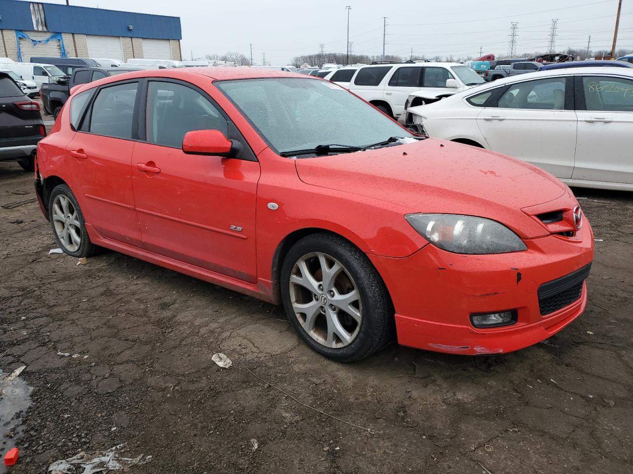 Lot #3048304772 2008 MAZDA 3 HATCHBAC