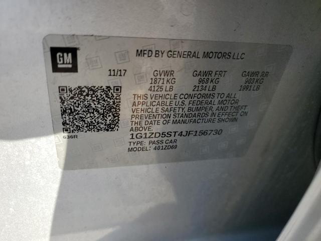 2018 CHEVROLET MALIBU LT - 1G1ZD5ST4JF156730