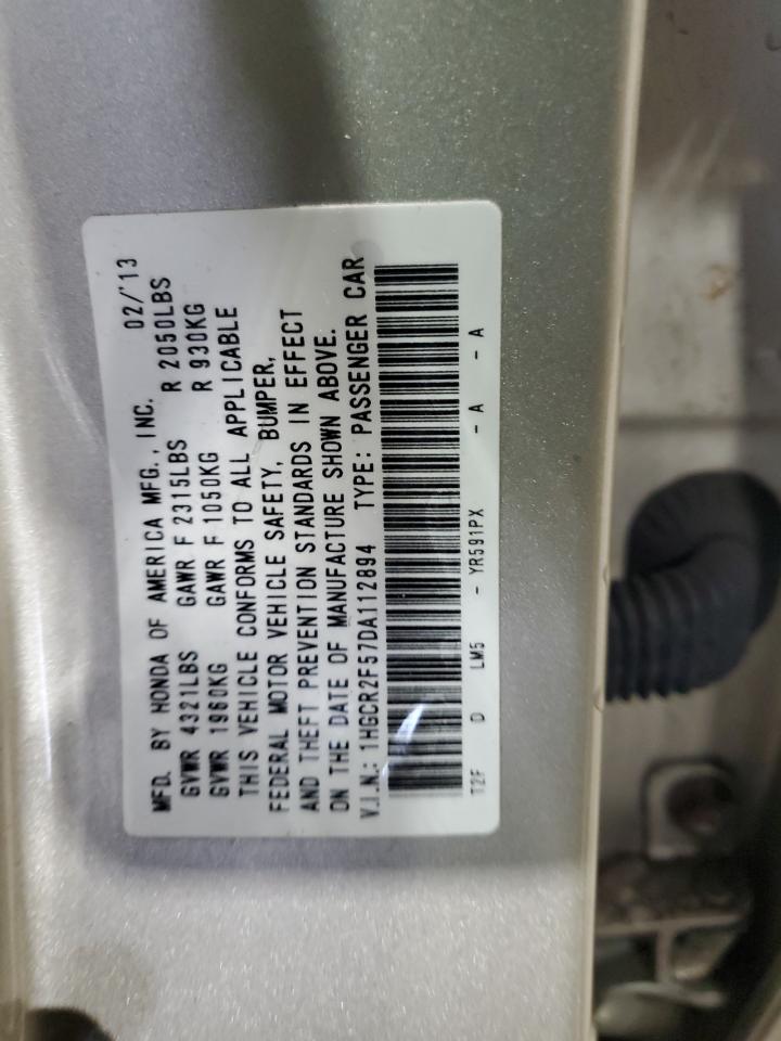 Lot #3028569914 2013 HONDA ACCORD SPO