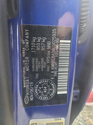 2020 HYUNDAI VENUE SEL - KMHRC8A34LU025935