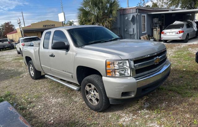 CHEVROLET SILVERADO 2008 silver 4dr ext gas 2GCEC19J681272454 photo #1