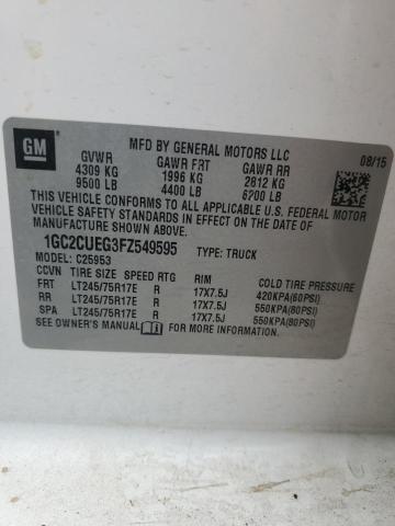 2015 CHEVROLET 2500 HD 1GC2CUEG3FZ549595