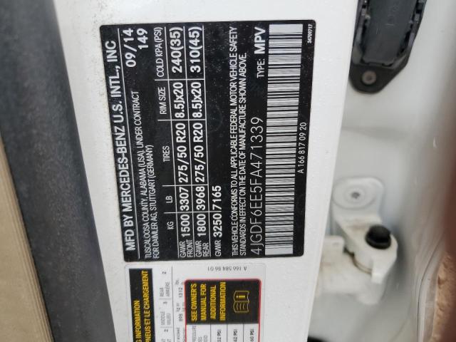 2015 MERCEDES-BENZ GL 450 4MA - 4JGDF6EE5FA471339