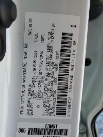 2020 TOYOTA TACOMA DOU - 5TFAX5GN9LX177107