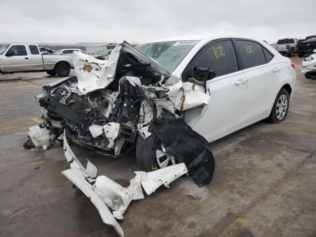 TOYOTA COROLLA L 2017 white  gas 2T1BURHE2HC763981 photo #1
