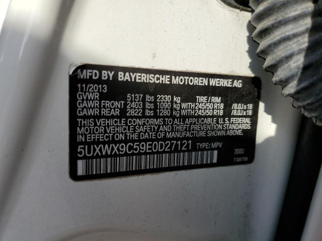 VIN 5UXWX9C59E0D27121 2014 BMW X3 no.13