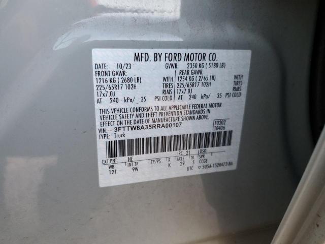 2024 FORD MAVERICK X - 3FTTW8A35RRA00107