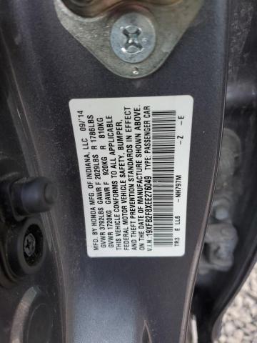 VIN 19XFB2F8XEE276049 2014 HONDA CIVIC no.12