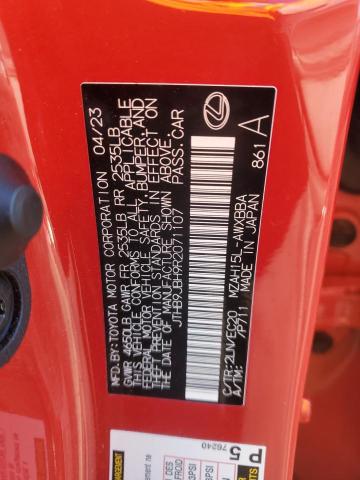 2024 LEXUS UX 250H BA JTHB9JBH9R2071107