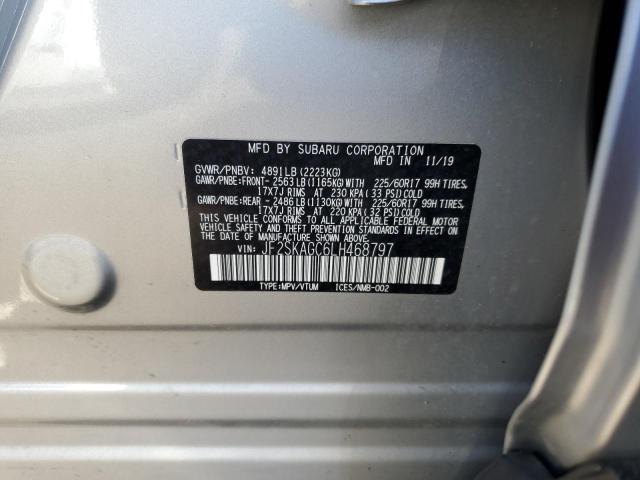 2020 SUBARU FORESTER P - JF2SKAGC6LH468797
