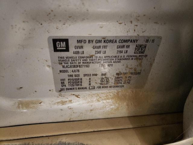 2015 BUICK ENCORE - KL4CJESB3FB271163