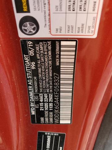 2019 MERCEDES-BENZ SL 450 WDDJK6GA4KF058327