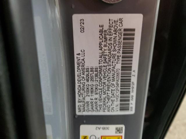 2023 HONDA ACCORD HYB - 1HGCY2F54PA006670