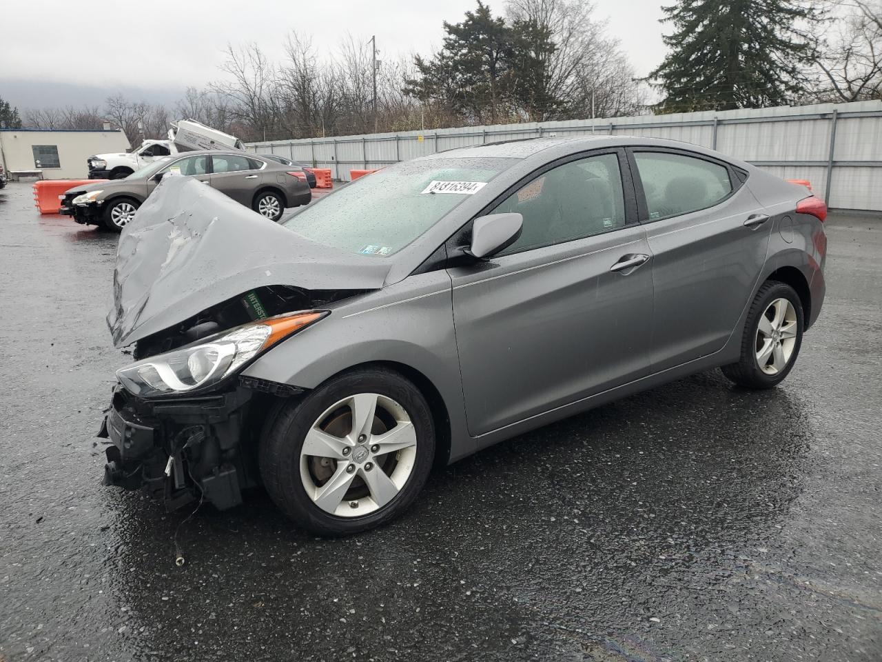 Lot #3029627111 2013 HYUNDAI ELANTRA GL