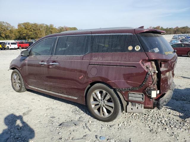 KIA SEDONA SXL 2016 burgundy  gas KNDME5C19G6147509 photo #3