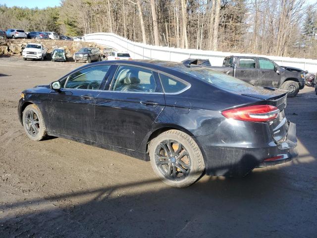 FORD FUSION SE 2019 black  gas 3FA6P0HD3KR227883 photo #3