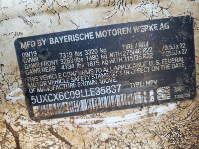 2020 BMW X7 M50I - 5UXCX6C09LLE35837