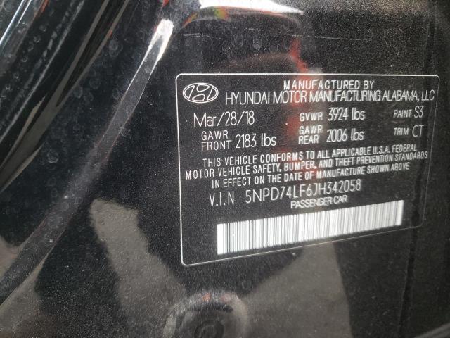 2018 HYUNDAI ELANTRA SE - 5NPD74LF6JH342058