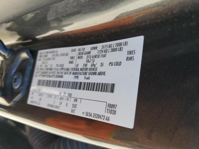 2018 FORD F150 SUPER - 1FTEW1E56JFC85896