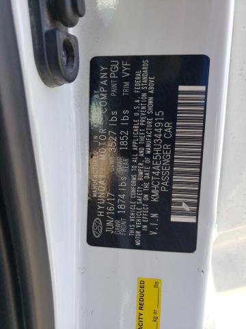 2017 HYUNDAI ACCENT SE - KMHCT4AE5HU344915