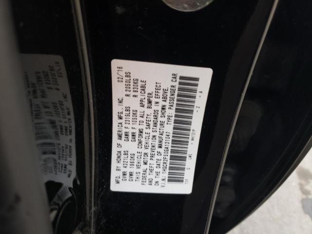 VIN 1HGCR2F50GA131047 2016 HONDA ACCORD no.12