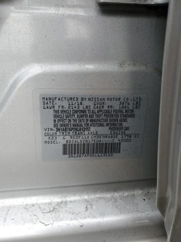 2019 NISSAN SENTRA S - 3N1AB7AP2KL613152