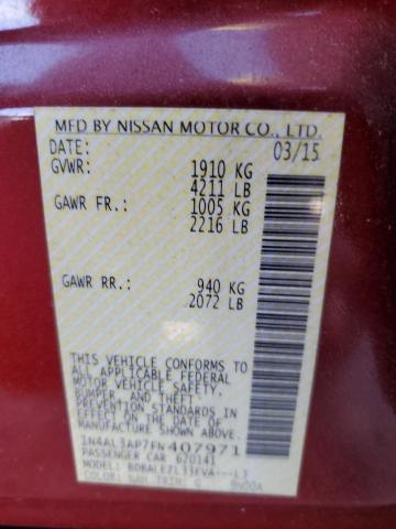 2015 NISSAN ALTIMA 2.5 - 1N4AL3AP7FN407971