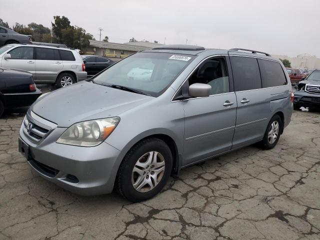 HONDA ODYSSEY EX 2006 silver  gas 5FNRL38636B085645 photo #1