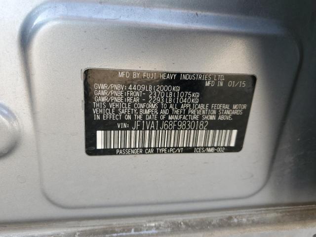 2015 SUBARU WRX LIMITE - JF1VA1J68F9830182