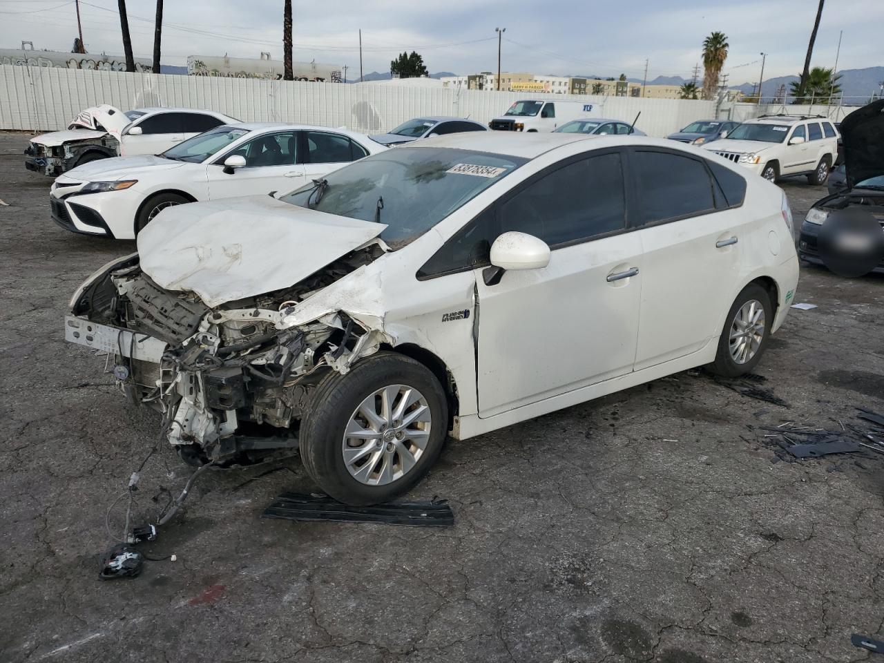 Lot #3028291808 2015 TOYOTA PRIUS PLUG