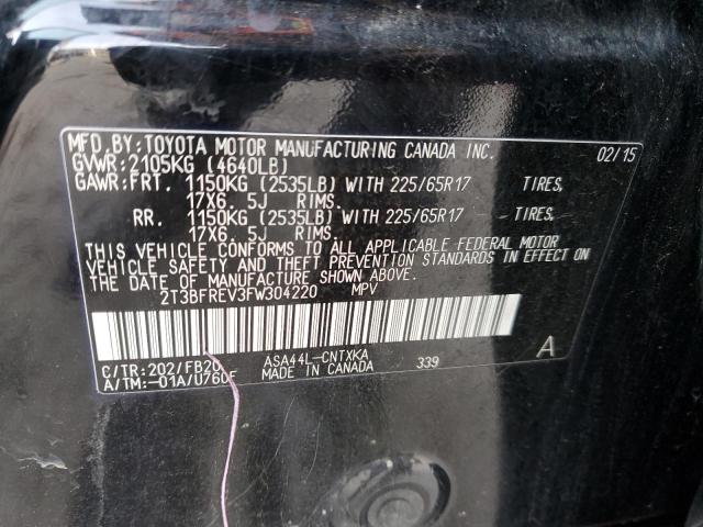 2015 TOYOTA RAV4 LE - 2T3BFREV3FW304220