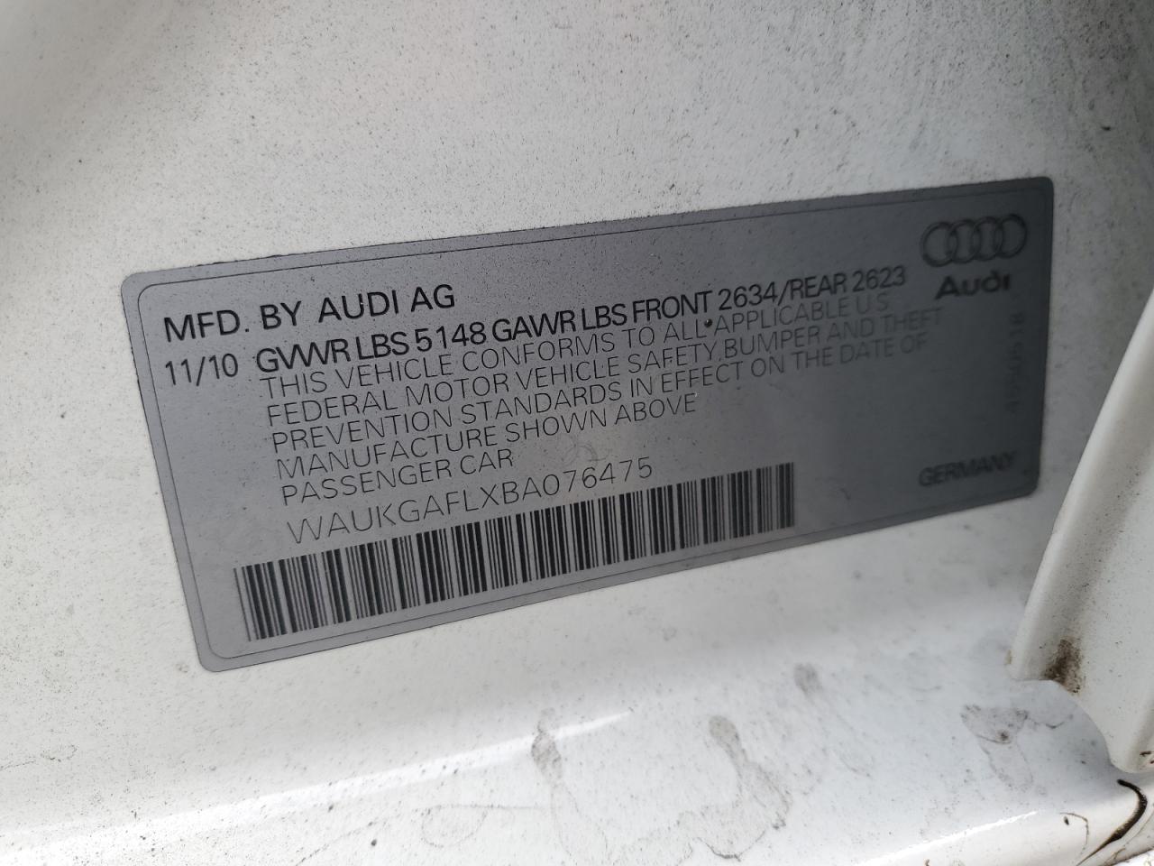 Lot #3048386735 2011 AUDI S4 PRESTIG