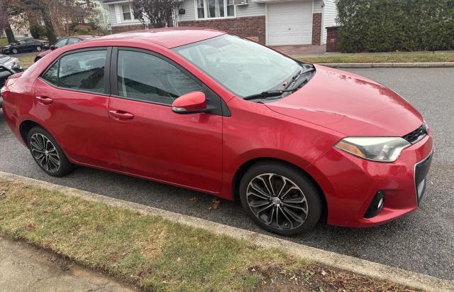 TOYOTA COROLLA L 2015 red  gas 2T1BURHEXFC460797 photo #1