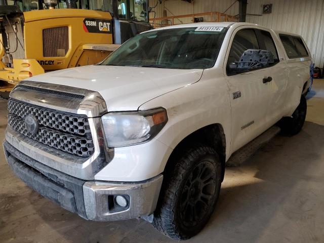 TOYOTA TUNDRA DOU 2018 white  gas 5TFUY5F1XJX683146 photo #1