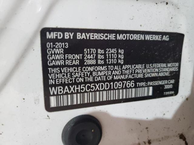 VIN WBAXH5C5XDD109766 2013 BMW 5 SERIES no.12