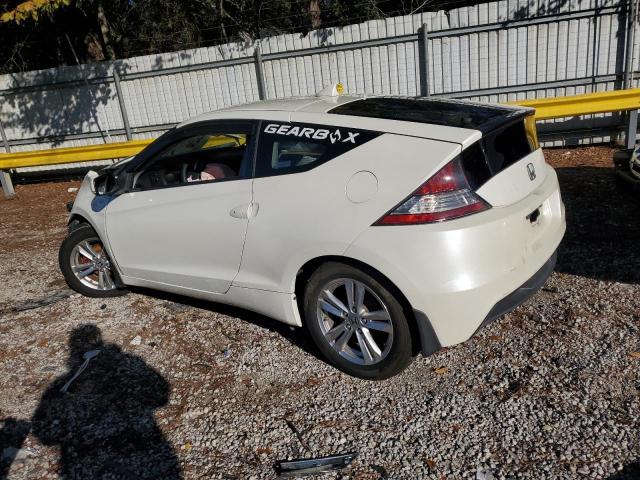 HONDA CR-Z 2011 white  hybrid engine JHMZF1C46BS009835 photo #3