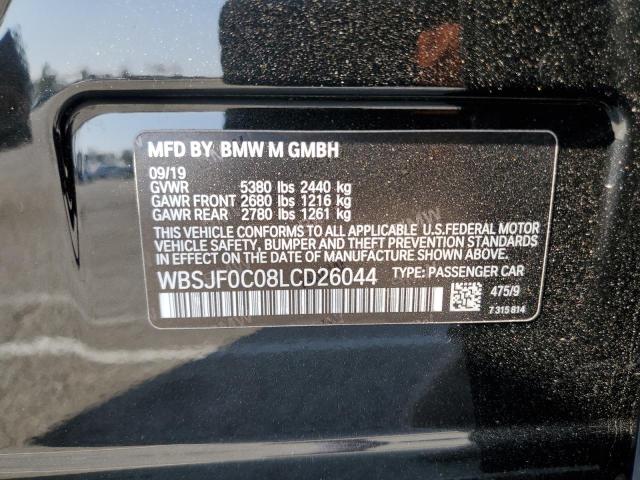 2020 BMW M5 BASE WBSJF0C08LCD26044