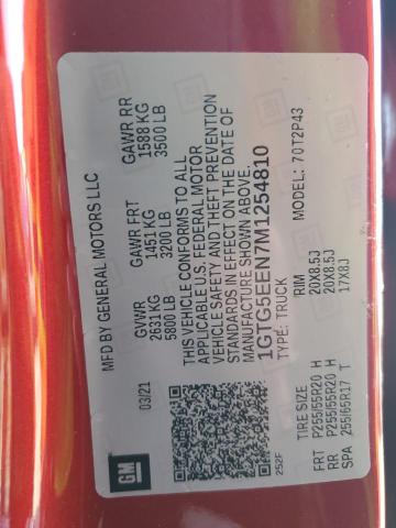 2021 GMC CANYON DEN 1GTG5EEN7M1254810