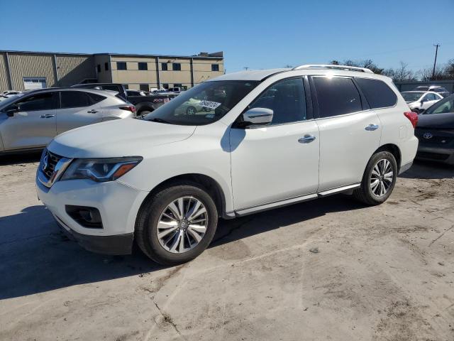 NISSAN PATHFINDER 2019 white  gas 5N1DR2MN5KC620204 photo #1