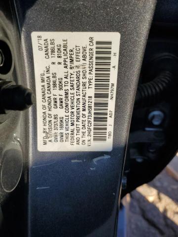 2018 HONDA CIVIC EX - 2HGFC2F73JH581218