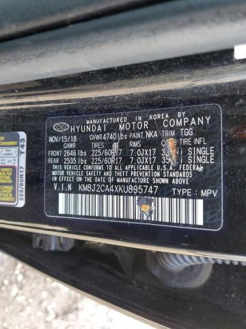 2019 HYUNDAI TUCSON KM8J2CA4XKU895747