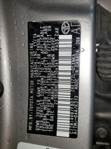 2015 TOYOTA COROLLA L - 2T1BURHEXFC304341