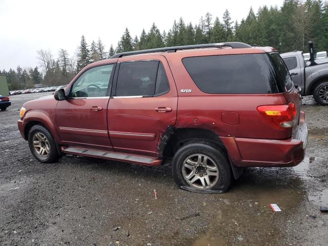 TOYOTA SEQUOIA SR 2006 burgundy  gas 5TDZT34A16S277989 photo #3