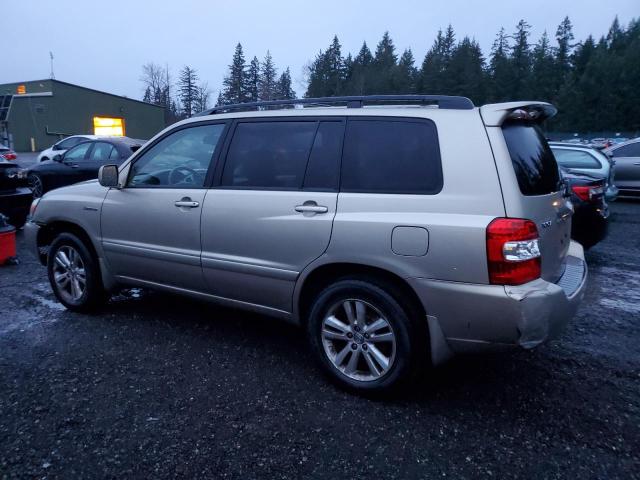 TOYOTA HIGHLANDER 2006 gold  hybrid engine JTEDW21A960008167 photo #3