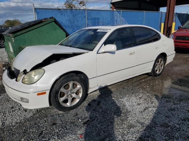 LEXUS GS 300 2001 white  gas JT8BD69S110136173 photo #1