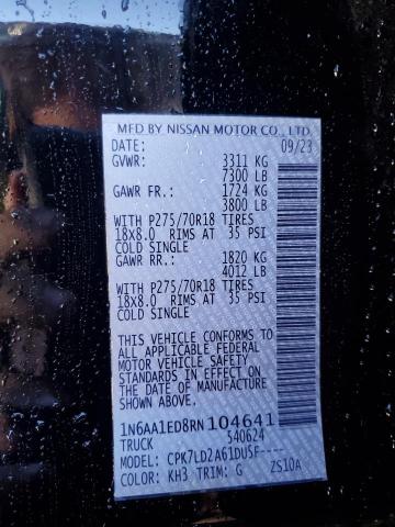 2024 NISSAN TITAN PRO- 1N6AA1ED8RN104641