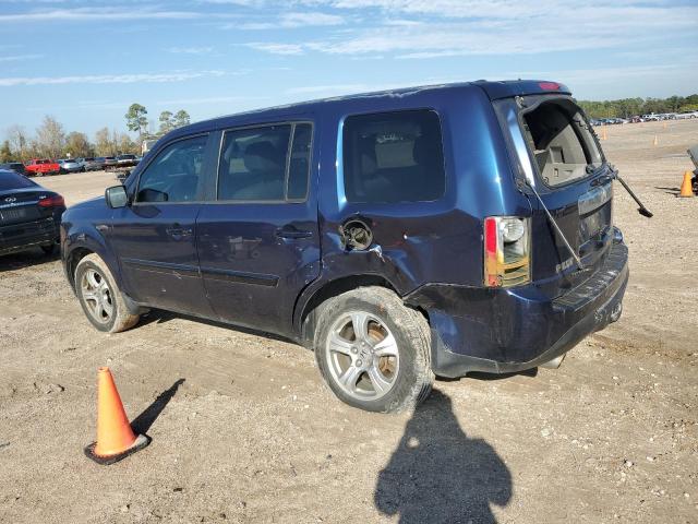 HONDA PILOT EXL 2013 blue  gas 5FNYF3H58DB029546 photo #3