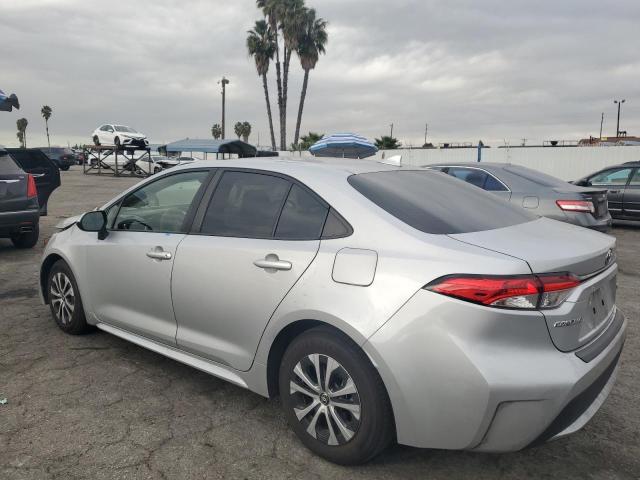 TOYOTA COROLLA LE 2022 silver  hybrid engine JTDEAMDE8NJ036097 photo #3