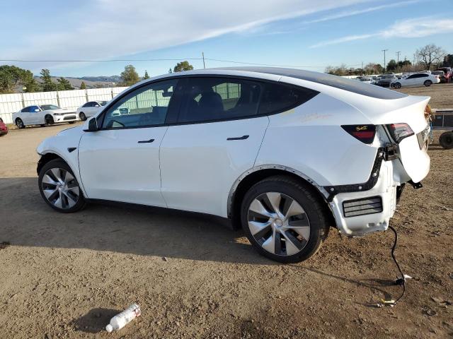 TESLA MODEL Y 2022 white  electric 7SAYGDEE7NF457930 photo #3